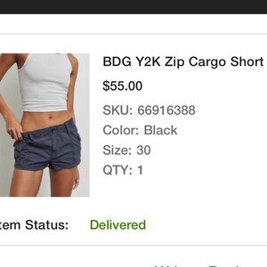 Urban Outfitters BDG Y2K Shorts